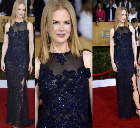  Nicole Kidman wowed her way through the red carpet wearing a Vivienne Westwood Couture